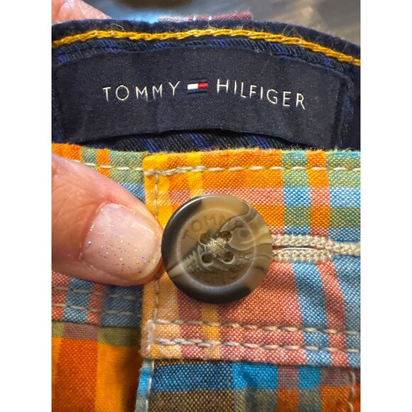 Tommy Hilfiger Plaid Shorts Boy's Size 18 - Picture 4 of 5